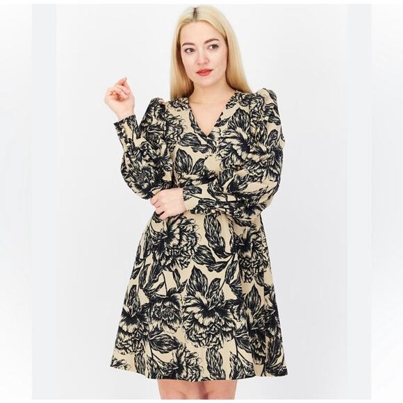 Floral Mini Dress- Size 4P - Picture 1 of 7